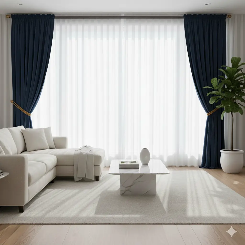 Ideal for Layering with Drapes